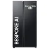 Samsung 653L 3star AI Smart Side-by-Side Fridge Smart Refrigerator (RS76CG8003B1HL, Black Matt)