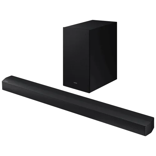 Image of SAMSUNG B series 370W Bluetooth Soundbar with Remote (Dolby Audio, 3.1 Channel, Black)