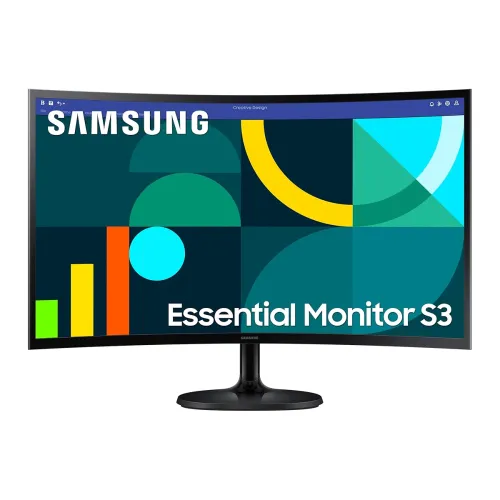 Image of Samsung Essential Series 24-inch FHD Curved Monitor