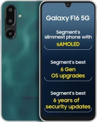 Samsung Galaxy F16 5G (Glam Green, 128 GB)Â Â (4 GB RAM)