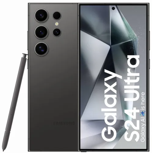 Image of SAMSUNG Galaxy S24 Ultra 5G (Titanium Black, 256 GB) (12 GB RAM)