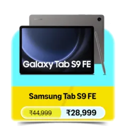 Samsung Galaxy Tab S9 FE @ ₹28999 on Amazon Prime Day Sale