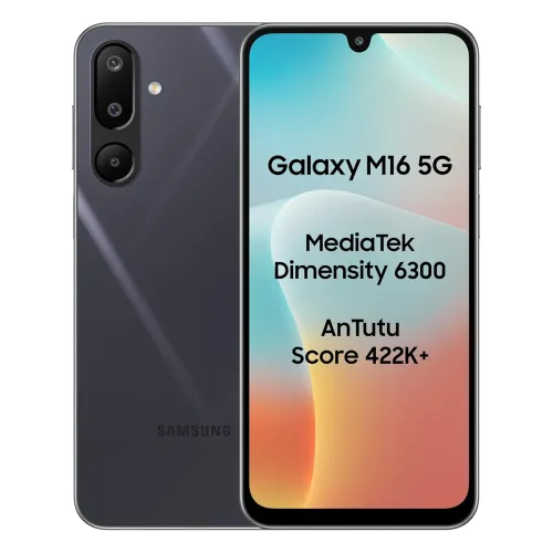 Image of Samsung Galaxy M16 5G (Thunder Black, 8GB RAM, 128 GB Storage)