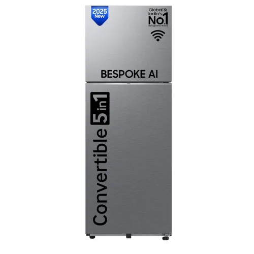 Image of Samsung 330L 2star 5-in-1 AI Double Door Fridge – WiFi, Inverter