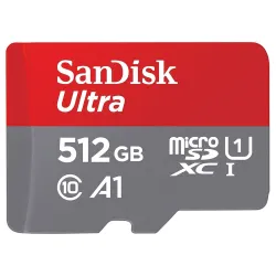 SanDisk 512GB Ultra MicroSDXC UHS-I Memory Card