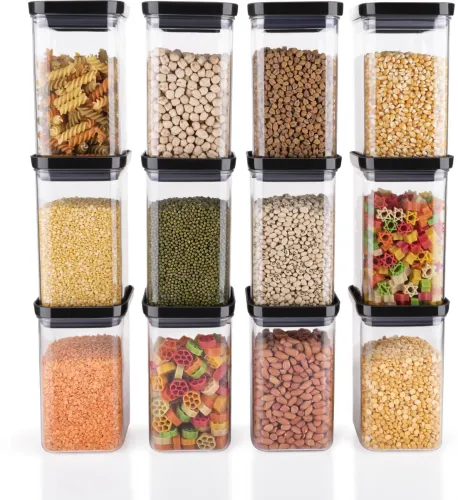 Image of SARAZA Plastic Grocery Container - 1100 ml