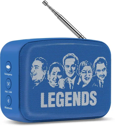 Image of SAREGAMA Carvaan Mini Hindi 5W Bluetooth Speaker (Skyline Blue)