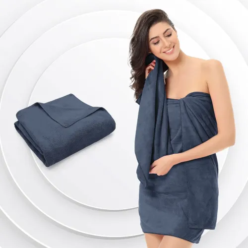 Image of Sassoon Venir Microfiber 1 Piece Women Bath Towel 