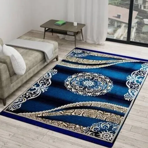 Image of Sasta Sunder Tikau Multicolor Acrylic Carpet  (5 ft, X 7 ft, Rectangle)
