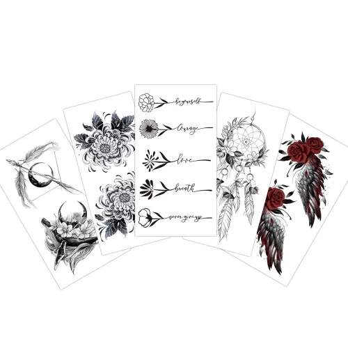 Image of S.A.V.I 5pcs. Temporary Tattoo Stickers