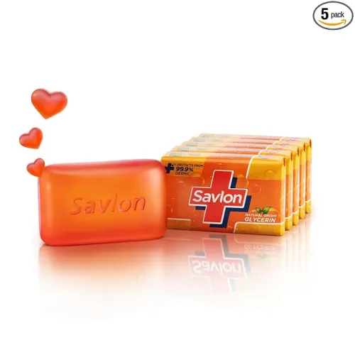 Image of Savlon Moisturizing Glycerin soap Pack of 5