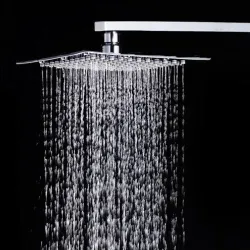 SBD Ultra Thin SS Square 101mm (4\X4\) Rain Shower with SS Square Shower