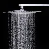 SBD Ultra Thin SS Square 101mm (4\X4\) Rain Shower with SS Square Shower