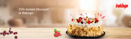 Image of SBI Credit Card Coupon: Get up to 25% instant discount at Bakingo
