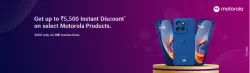 SBI Credit Card Offer: Get up to ₹5500 instant discount on Motorola Products