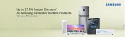 SBI Credit Card Offer: Get up to 27.5% Instant discount on Samsung Consumer Durable Products