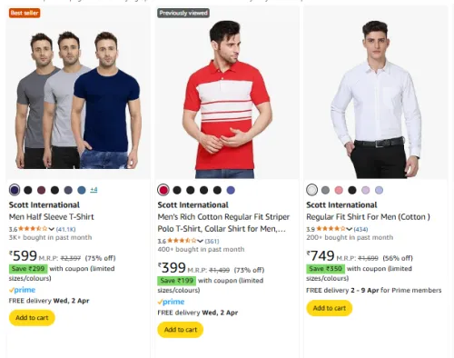 Image of Scott International Brand Men's Clothing @ Up to 75% Discount + Extra Coupon Discount