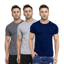 Scott International Mens Regular Fit T-Shirt Pack of 3