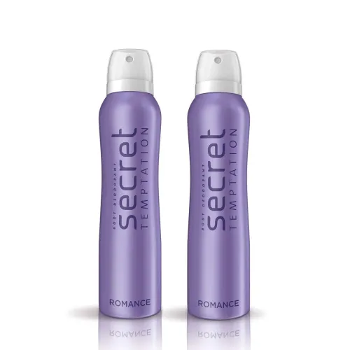 Image of Secret Temptation Romance Deodorant for Women, Pack of 2, (225ml each)