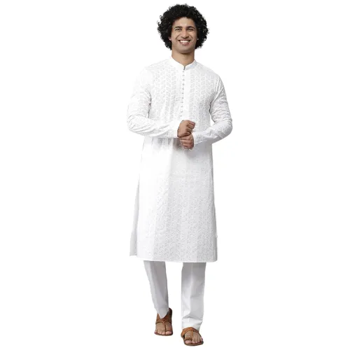 Image of See Designs Men's Embroidered Kurta
