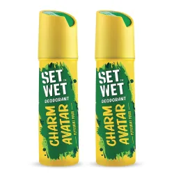 SET WET Deodorant For Men 150ml*2
