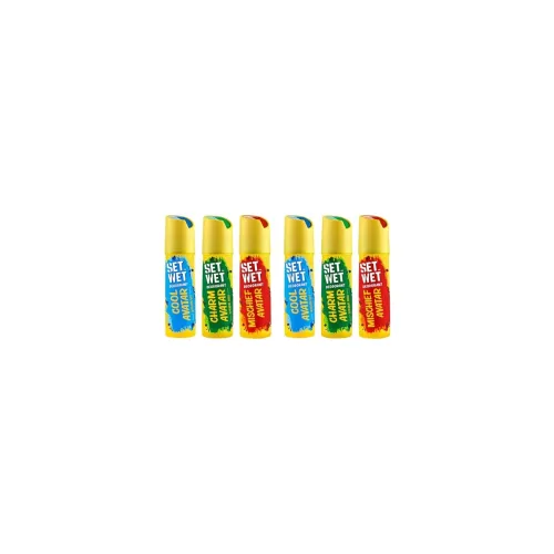 Image of SET WET Deodorant Spray 150ml (Pack of 6)