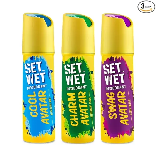 Image of SET WET Deodorant Spray Perfume 150ml*3