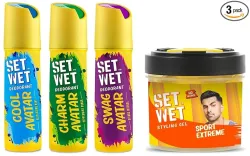Set Wet Deodorant Spray Perfume, 150ml