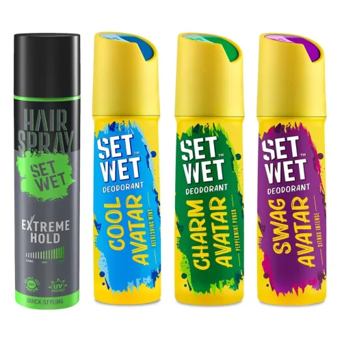Image of Set Wet Deodorant Spray Perfume for Men, 150ml PO3