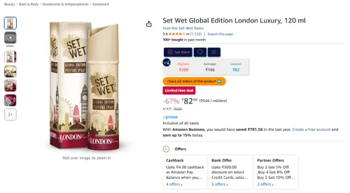 Image of Set Wet Global Edition London Luxury, 120 ml