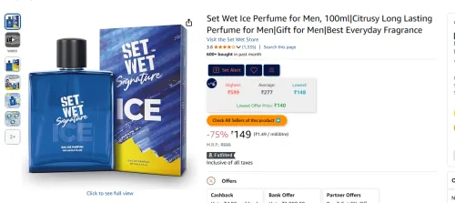 Image of Set Wet Ice Perfume for Men