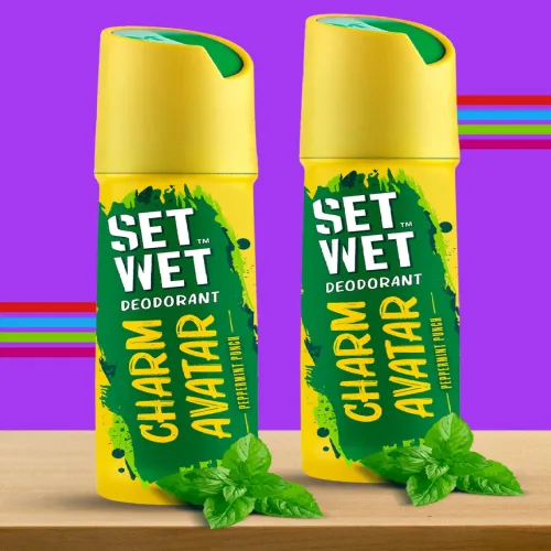 Image of Set Wet Men Men Set of 2 Charm Avatar Deodorant & Body Spray Perfume - 150ml