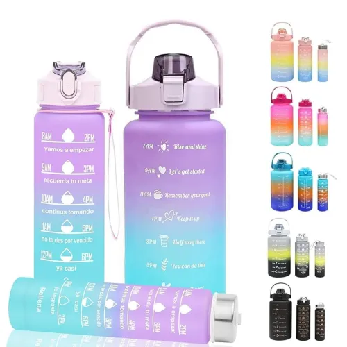 Image of Set of 3 Water Bottles (2L, 900ml, 300ml)