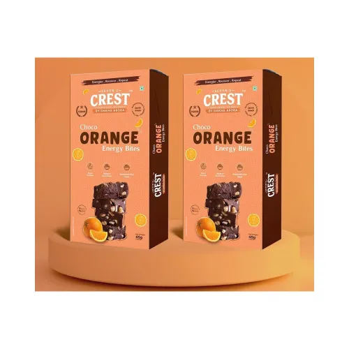 Image of Seven's Crest Choco Orange Energy Bites, Pack of 2