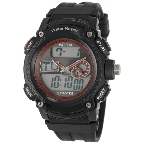 Image of SF Quartz Analog Digital Grey Dial Watch