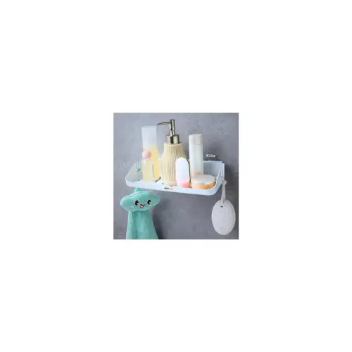 Image of Sf - Stick Fast Self-Adhesive Bathroom Shelf - Designer Tray With 3M Sticker For Wall Mount