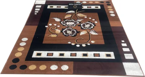 Image of Shag Weaving Gold Silk Carpet (3 ft, X 5 ft, Rectangle)