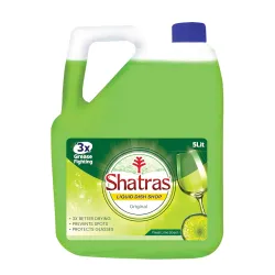Shatras Lime-Scented Dishwashing Liquid 5Liters