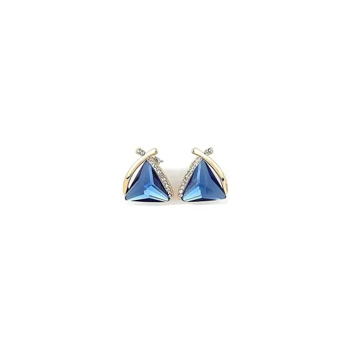 Image of Shining Diva Fashion 18k Gold Plated Earrings For Women and Girls