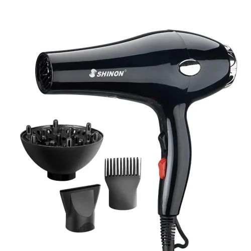 Image of SHINON SH-9912 Hair Dryer 6000W with Nozzles & Combs