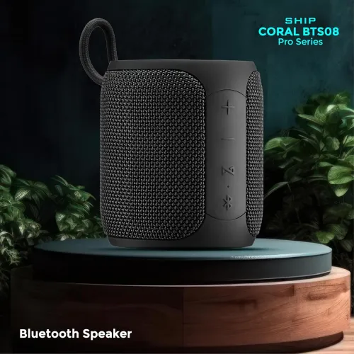 Image of SHIP Coral BTS08 Pro Series Portable Bluetooth Speaker with 16Watt Loud Sound |