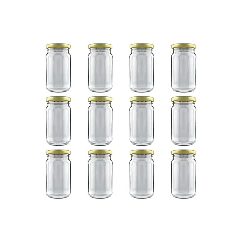 Image of Shiva Organic 200gm Round Glass Jar PO12
