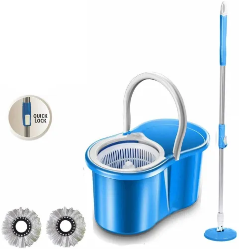 Image of Shivonic Magic Dry Bucket Mop Spin Wringing Mop Set