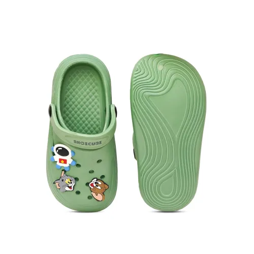 Image of SHOECUBE Boys Kids Clogs Tom-Jerry Pista-Green Clog