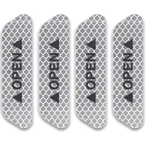 Image of Shop360 Car Door Reflective Warning Sticker (4 Pieces)