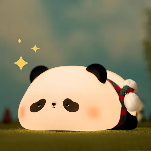 Image of SHOPPOFOBIX Panda Kids LED Tap Lamp – Rechargeable Nightlight