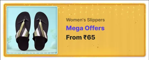 Image of Shopsy Mega Offer : Women's Slippers starting at ₹65