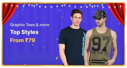Image of Shopsy Offer : Graphics T-shirts starting at ₹79