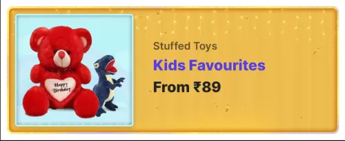 Image of Shopsy Offer : Stuffed Toys starting at ₹89