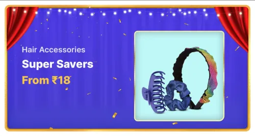 Image of Shopsy Super Savers Offer : Hair Accessories starting at ₹18